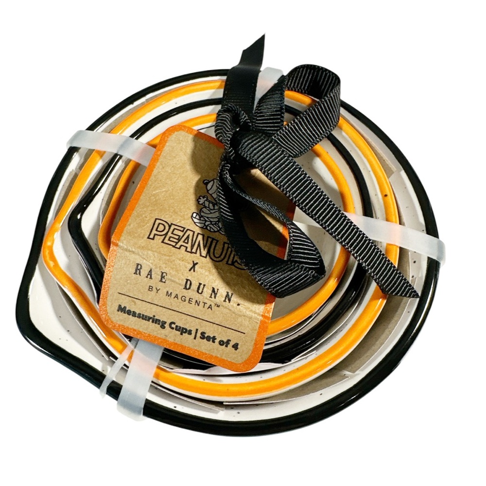 NEW VHTF Rae Dunn/Peanuts New Release 2025 Halloween Measuring Cup Set/4 🎃🎃🎃 - Picture 3 of 9